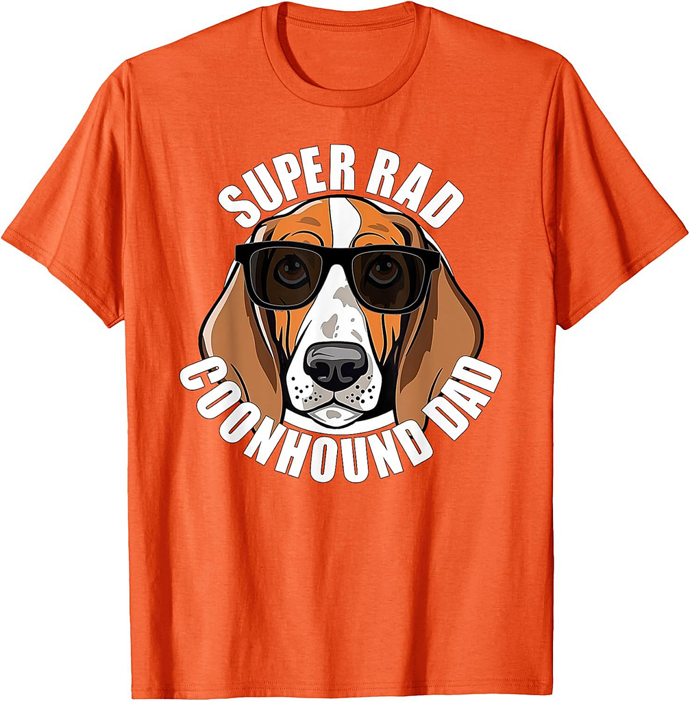 Coonhound Dad Funny Father’s Day American English Coonhound T-Shirt