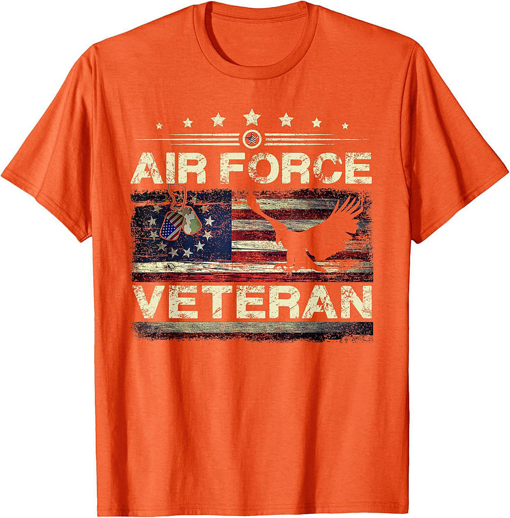 Veteran US Air Force American Betsy Ross Flag T-Shirt