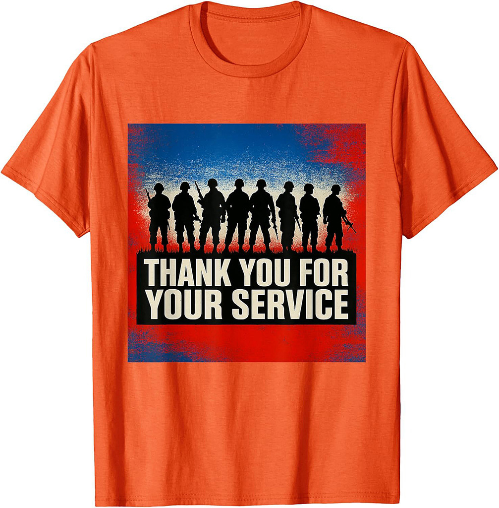 Veterans Day Gift, Memorial Day, Thank You For Your Service T-Shirt