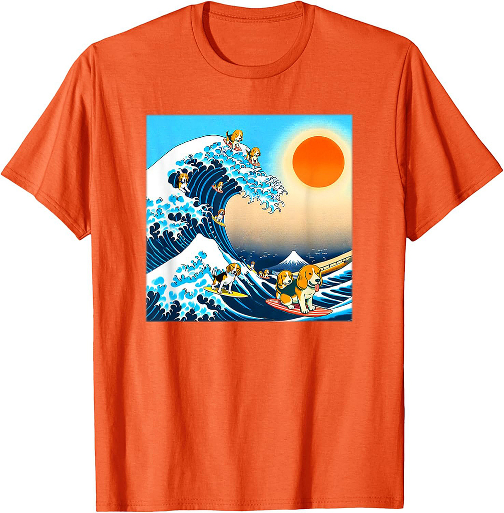 Funny T-Shirt, Beagle, Dog, Dog, Puppy, Men's, Dog Lovers, Goods, Cute, Funny, Outfit, Gift, Sea T-Shirt