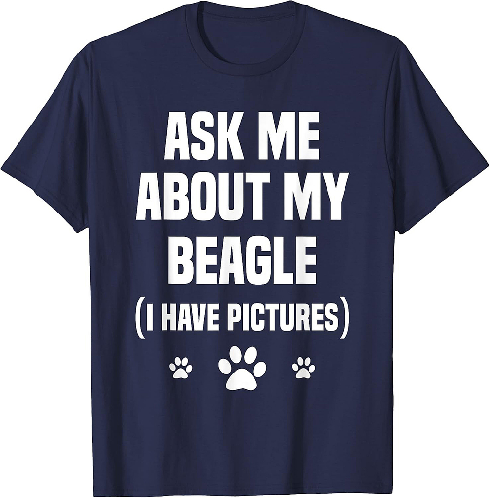 Beagle Small Scent Dog Hunting Pet Owner Breeder Paw T-Shirt