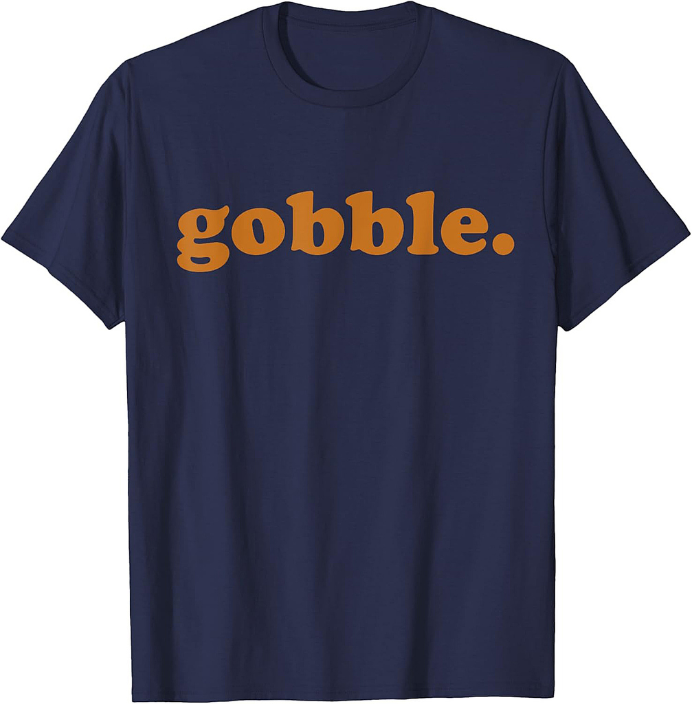 Thanksgiving Day Gobble Turkey Trot Funny T-Shirt