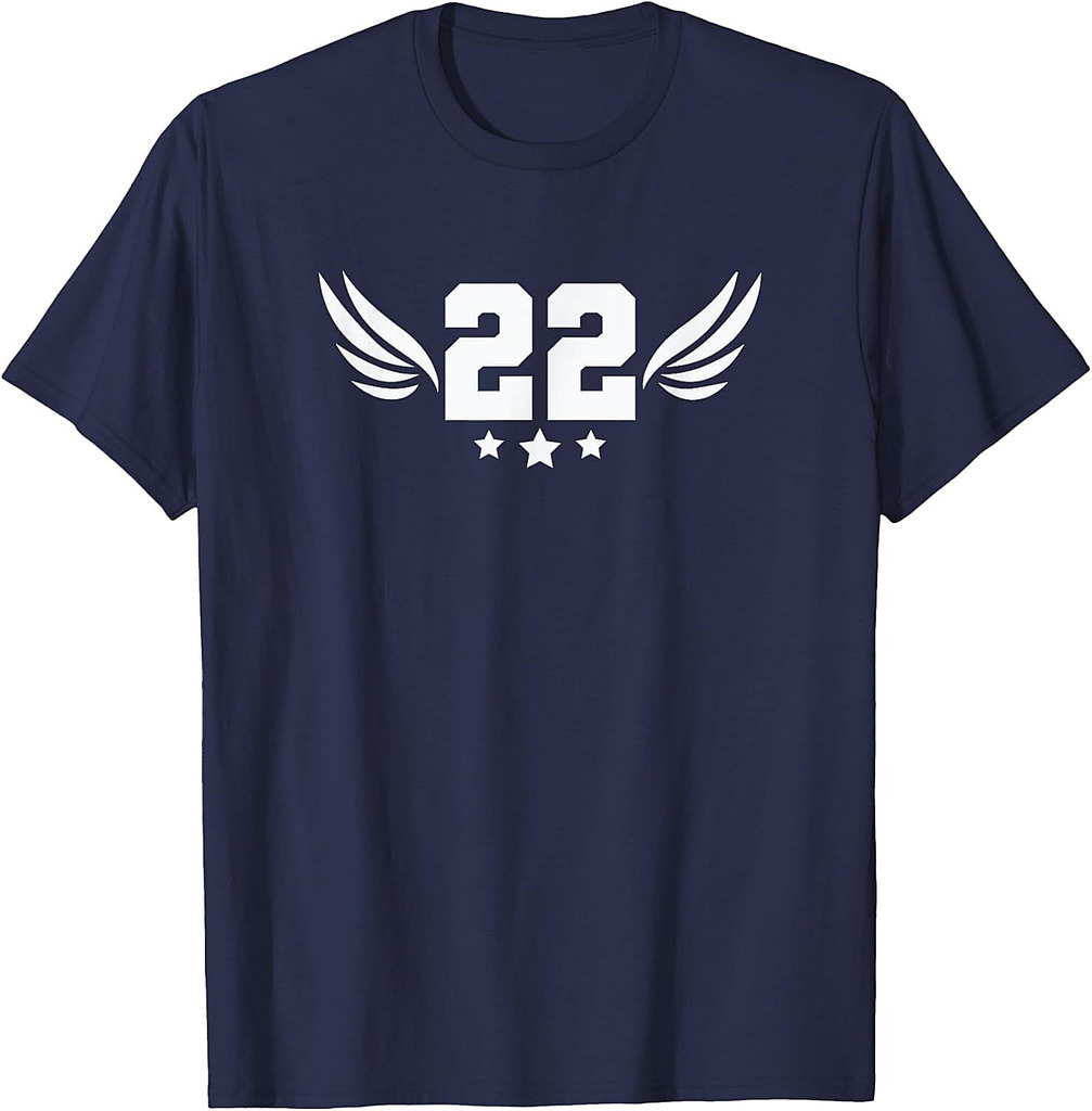 22 Veteran Suicide Awareness Angel Wing Patriotism T-Shirt