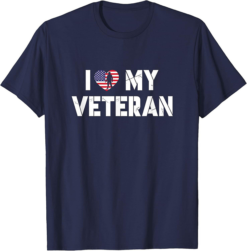 Veteran Wife USA Veterans Day US Army America Veteran T-Shirt