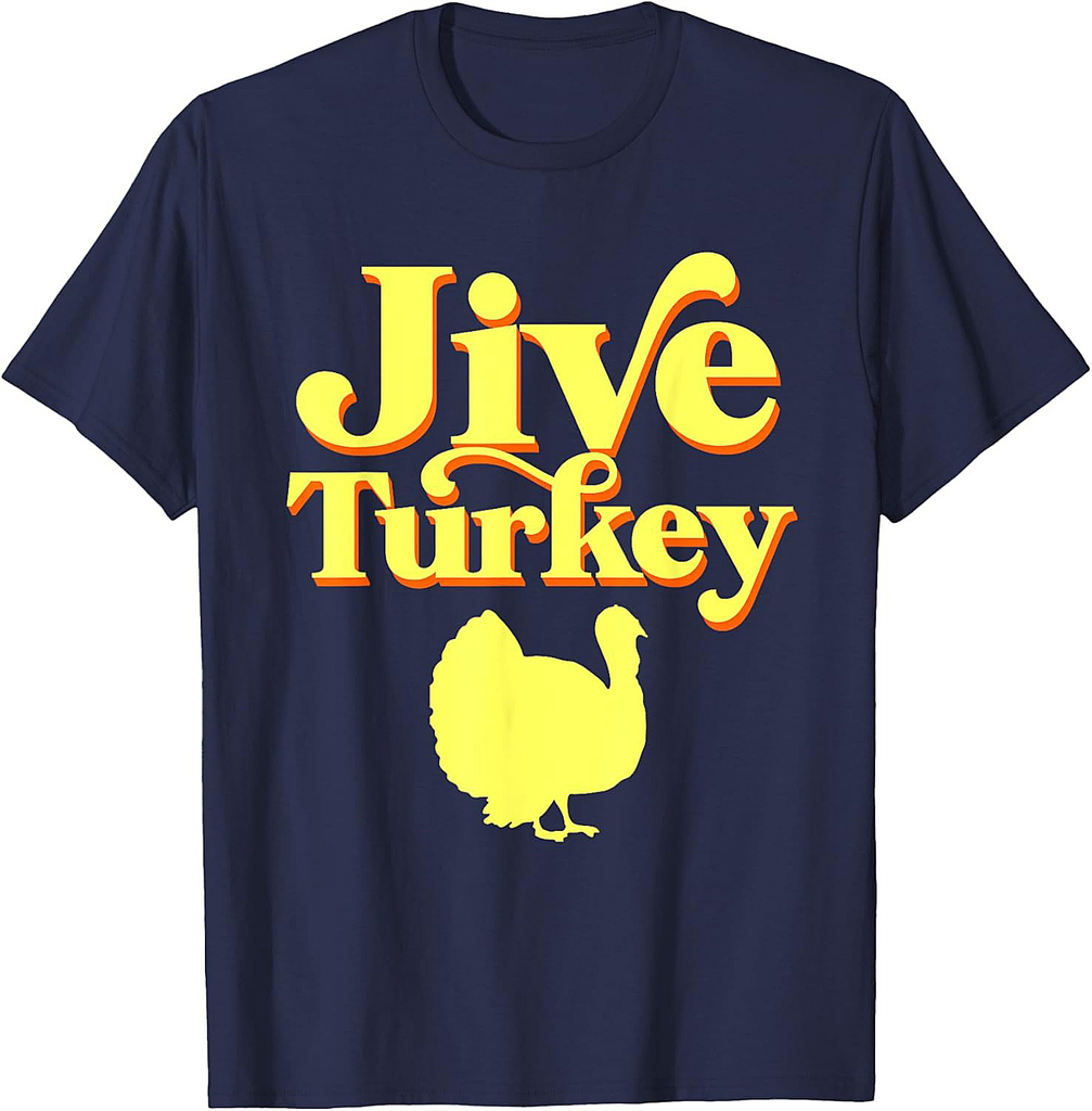 Funny Retro Jive Thanksgiving Turkey T-Shirt