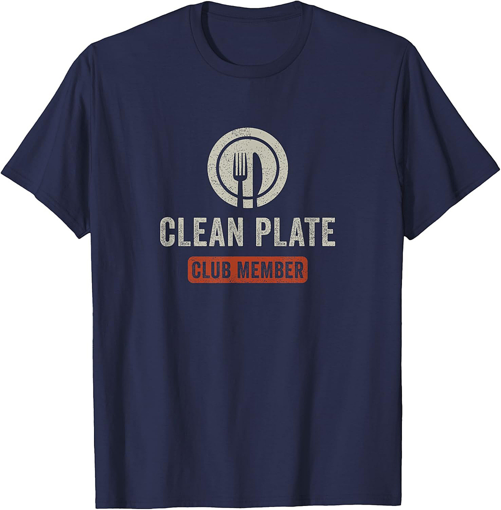 Funny Clean Plate Club Turkey Thanksgiving T-Shirt
