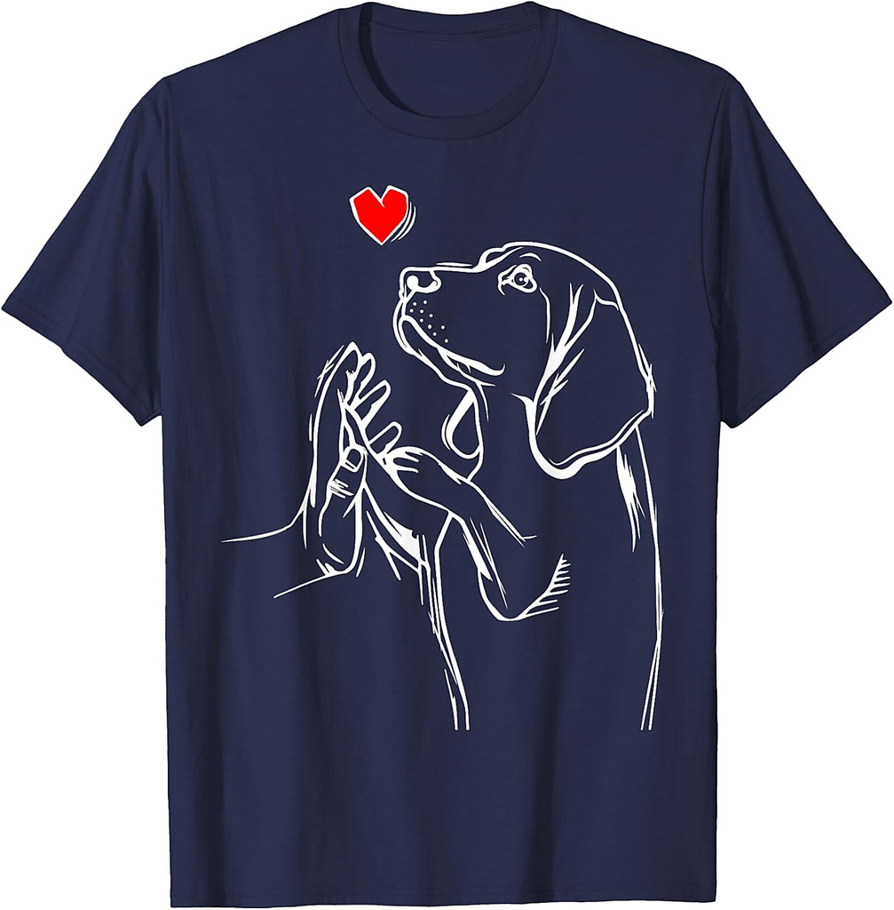 Beagle Love Dog Mom Girls T-Shirt