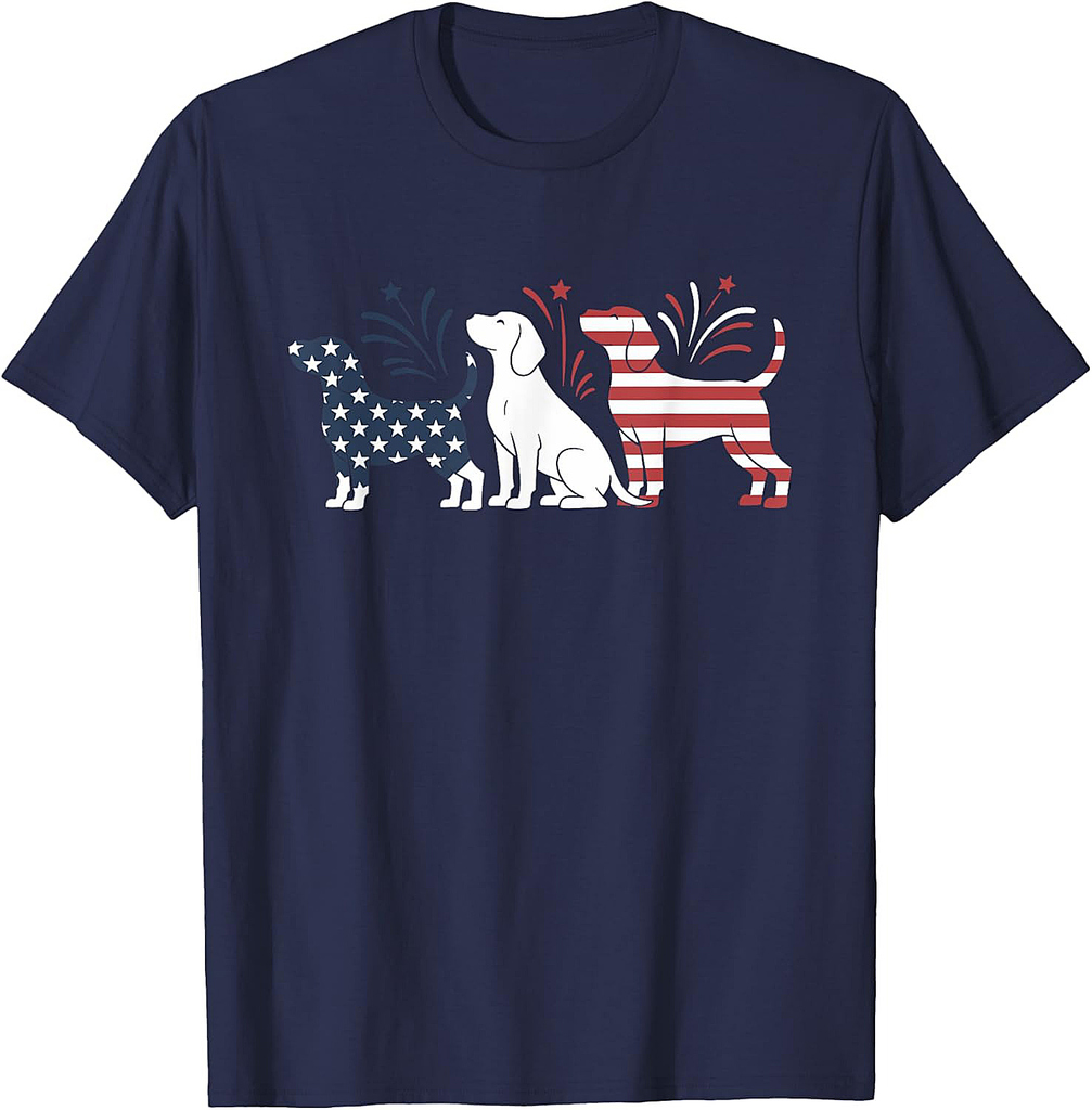 Beagle 4th of July USA Patriotics T-Shirt