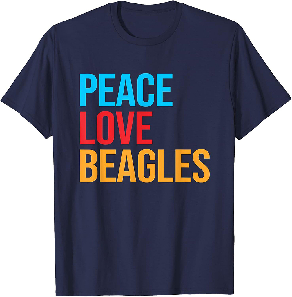 Peace Love Beagle T-Shirt