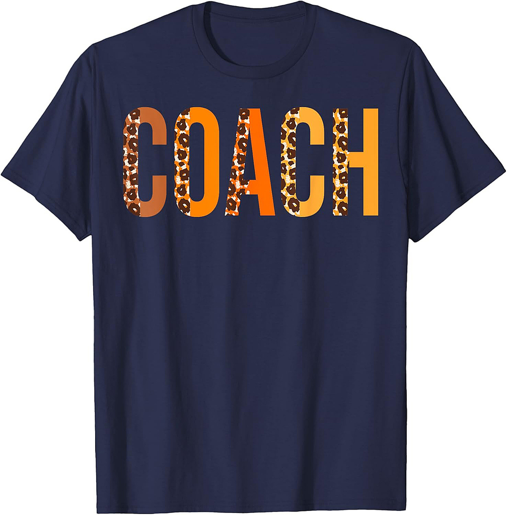 Coach leopard Squad Cute Fall Autumn Lovers Thanksgiving T-Shirt