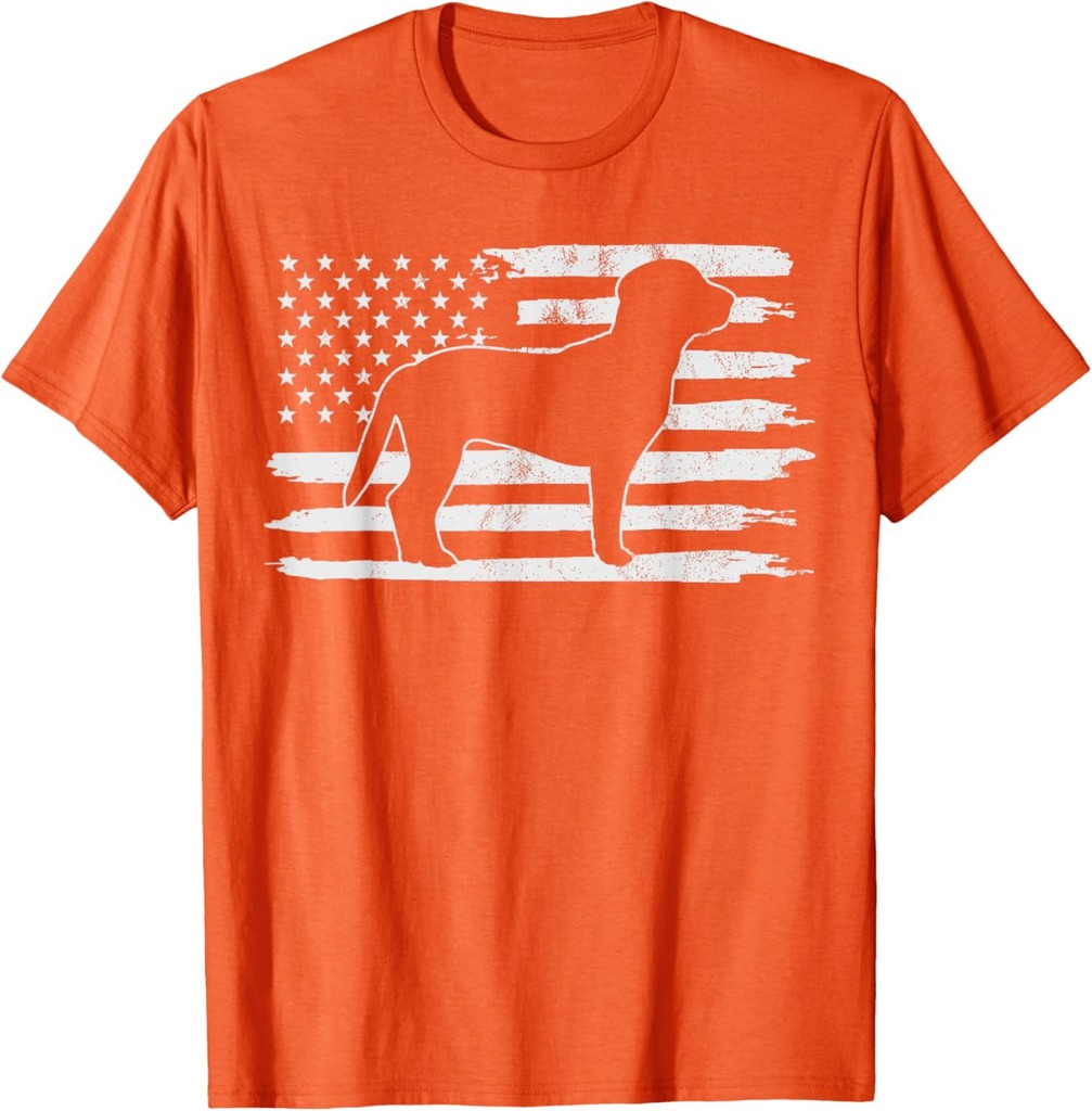 Beagle Shirt USA Flag T-Shirt 4th Of July Dog Tee T-Shirt