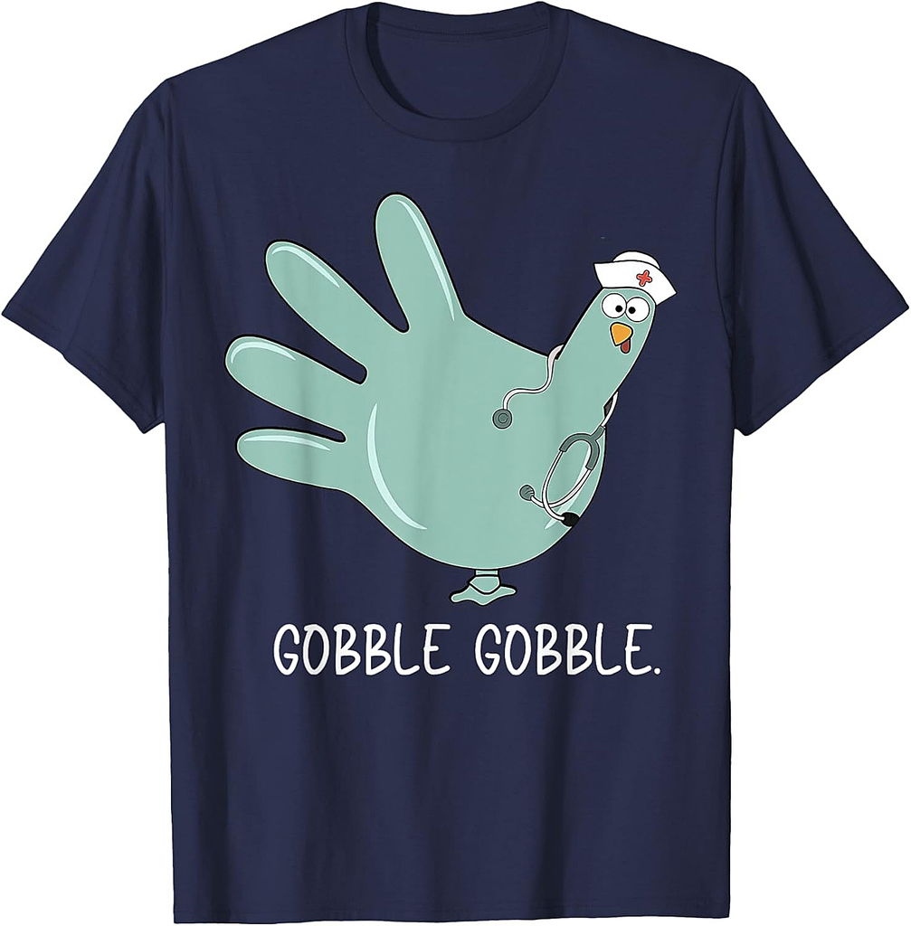 Turkey Glove Nurse Thanksgiving T-Shirt