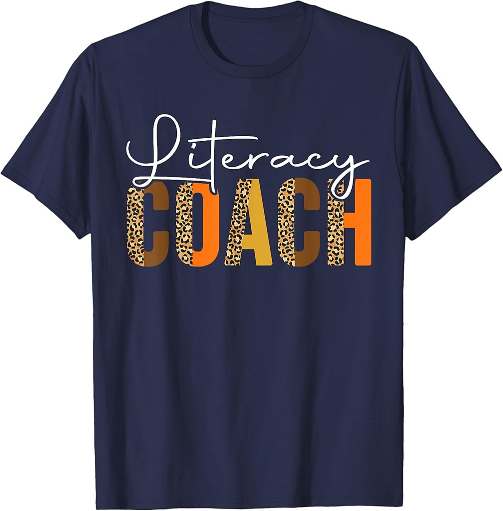 Autumn Fall Literacy Coach Shirt, Thanksgiving Leopard Squad T-Shirt
