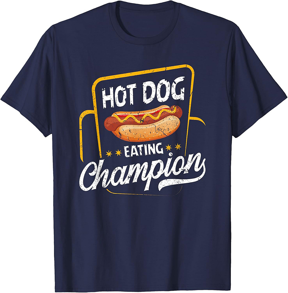 Hot Dog Eating Champion Summer Eating Contest Festival T-Shirt