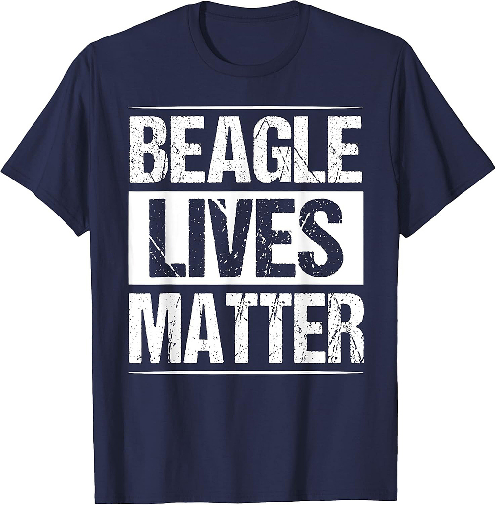 Beagle Lives Matter Shirt Funny Dog Lover Gift T-shirt