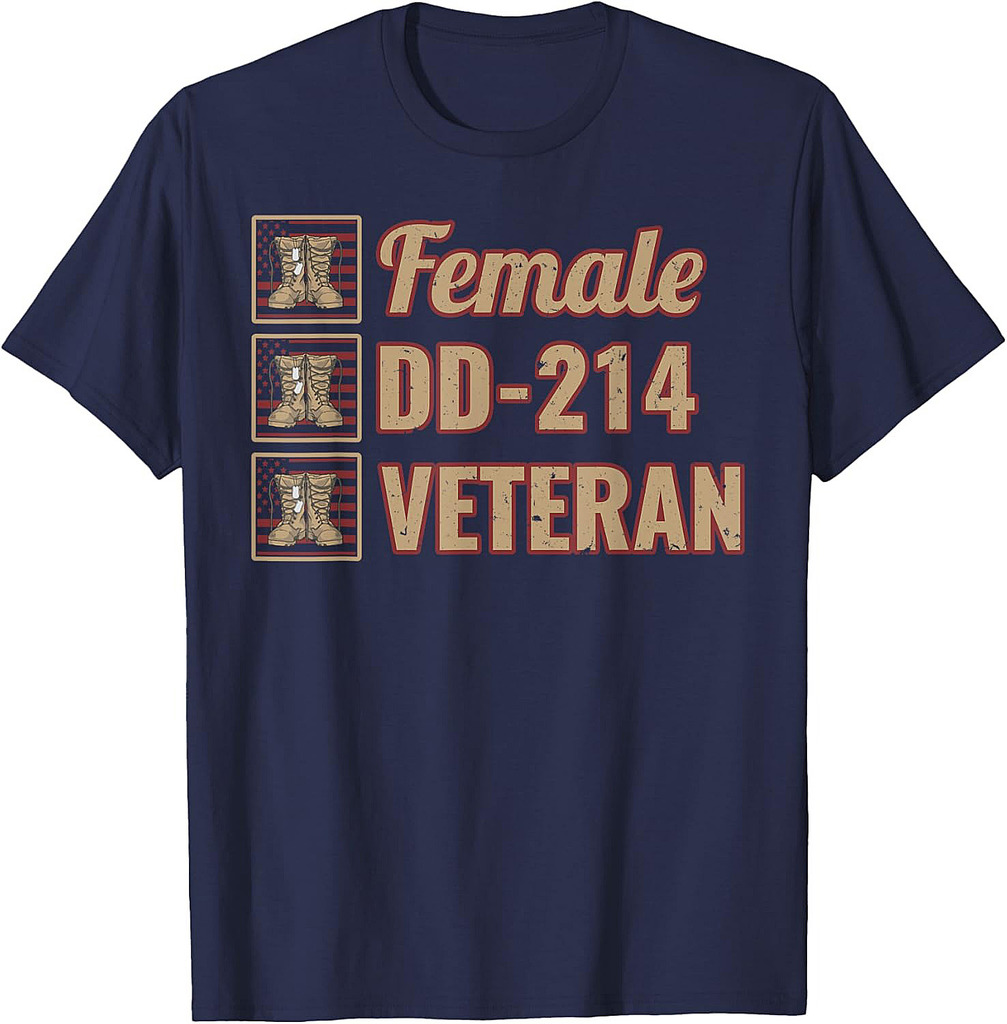 Female Dd-214 Veteran T-Shirt