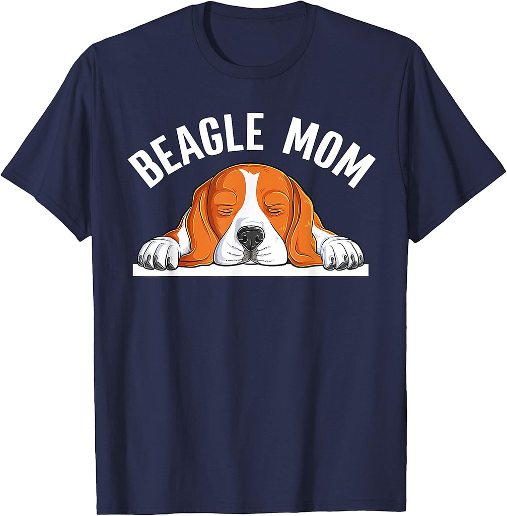 Beagle Mom Cute Dog Mommy Beagle Lover T-Shirt