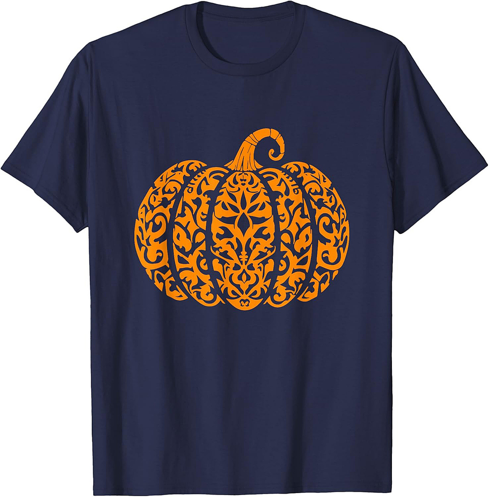 Halloween pumpkin Funny Thanksgiving pumpkin T-Shirt