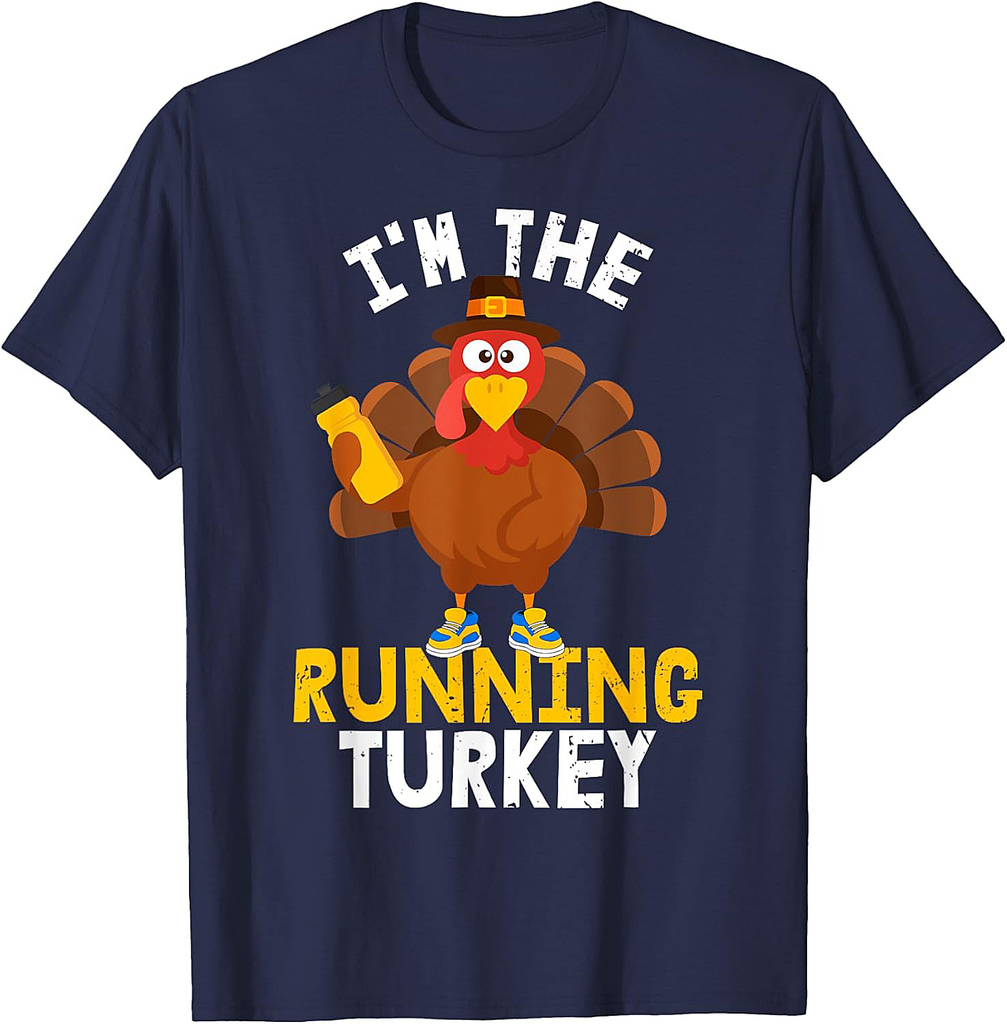 Funny I'm the Running Turkey Runner Thanksgiving 2025 T-Shirt