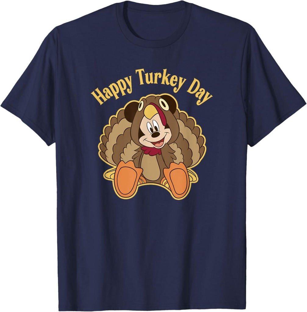 Disney Mickey And Friends Thanksgiving Mickey Turkey T-Shirt