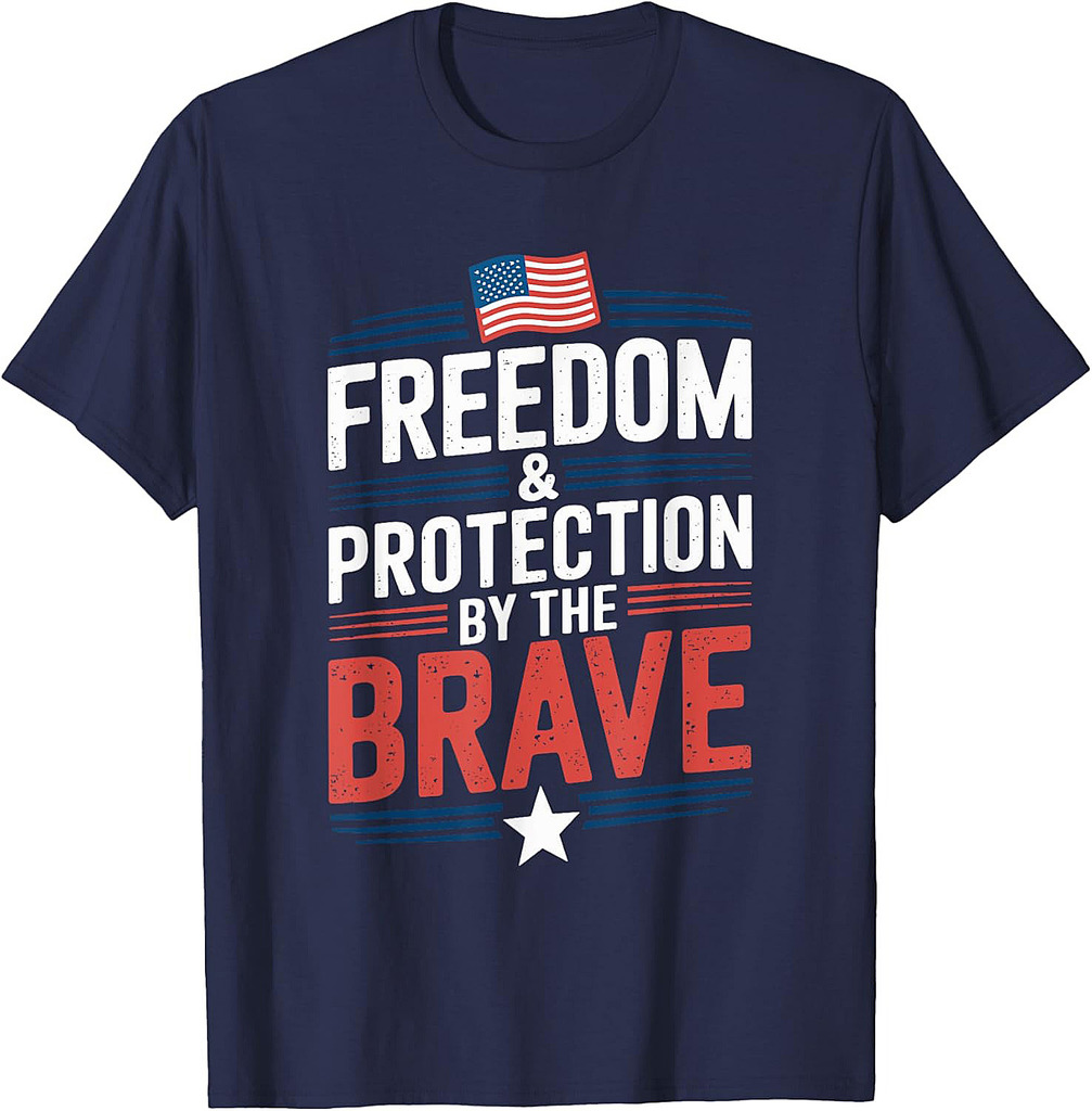 Patriot US Flag Quote Memorial Day 4th of July Veterans T-Shirt