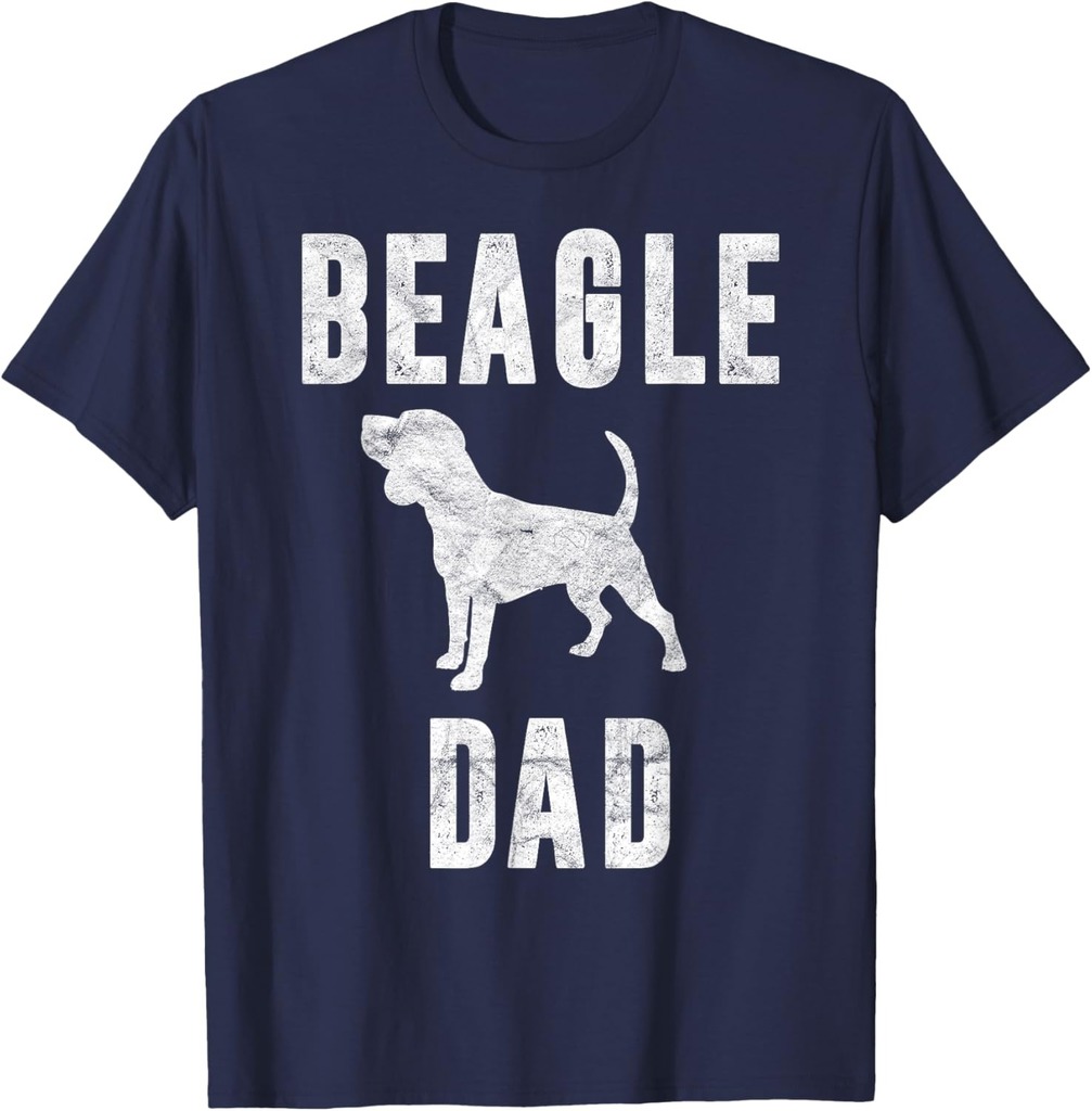 Vintage Beagle Dad Dog Daddy Beagle Father T-Shirt