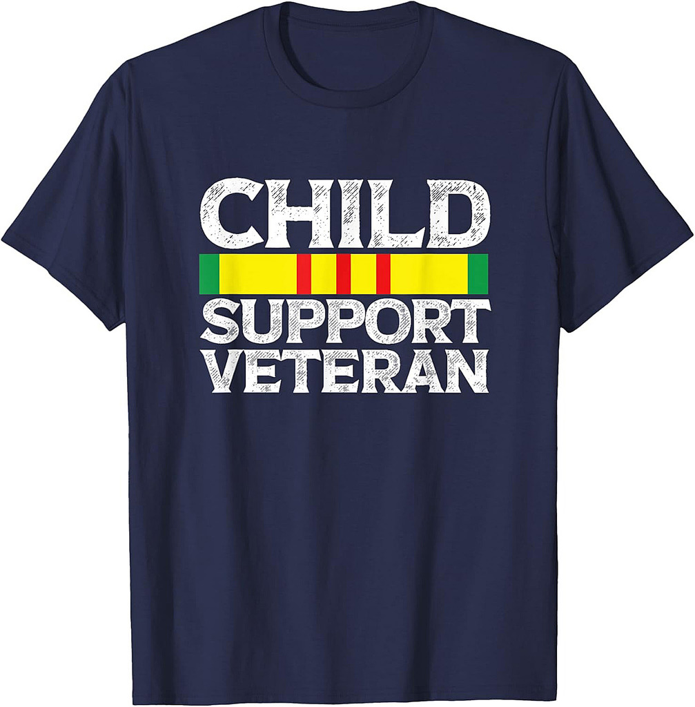 Child Support Veteran US Veteran Day Awareness T-Shirt