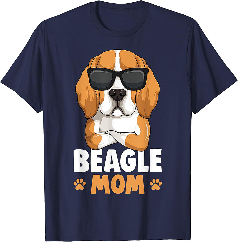 Beagle Mom Dog Mama Women T-Shirt