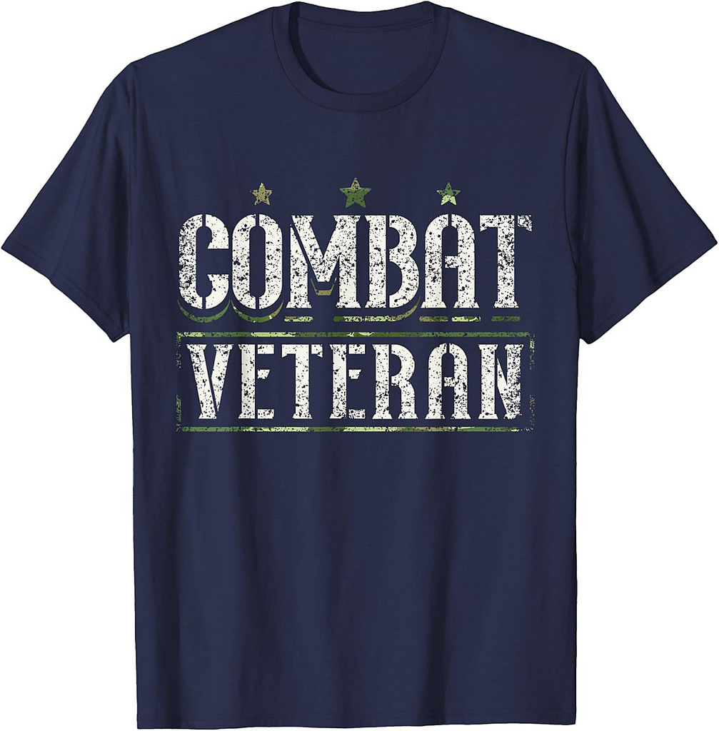 Combat Veteran Veterans Veteran's Day Combat Veteran T-Shirt