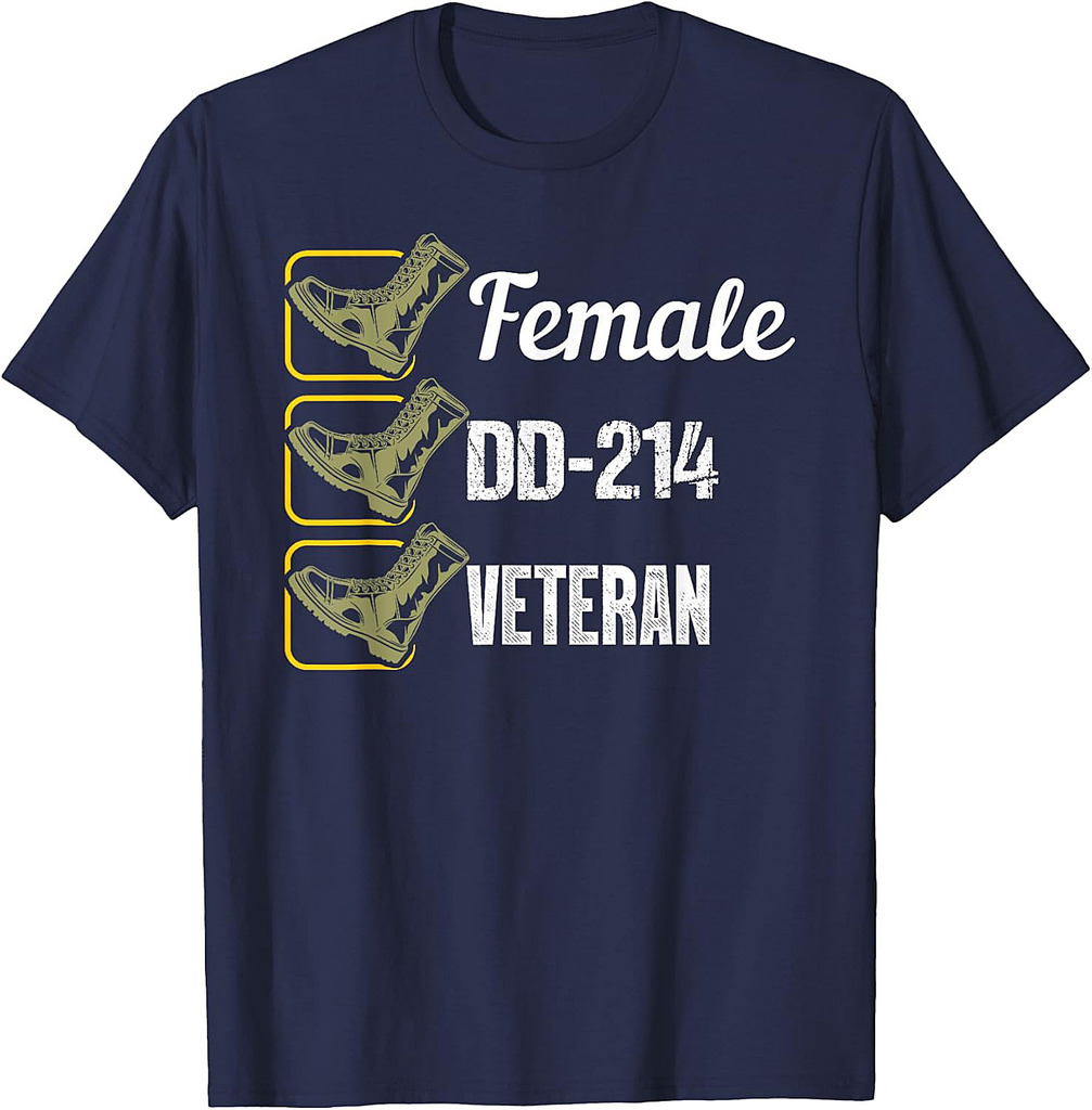 Female Dd-214 Veteran T-Shirt