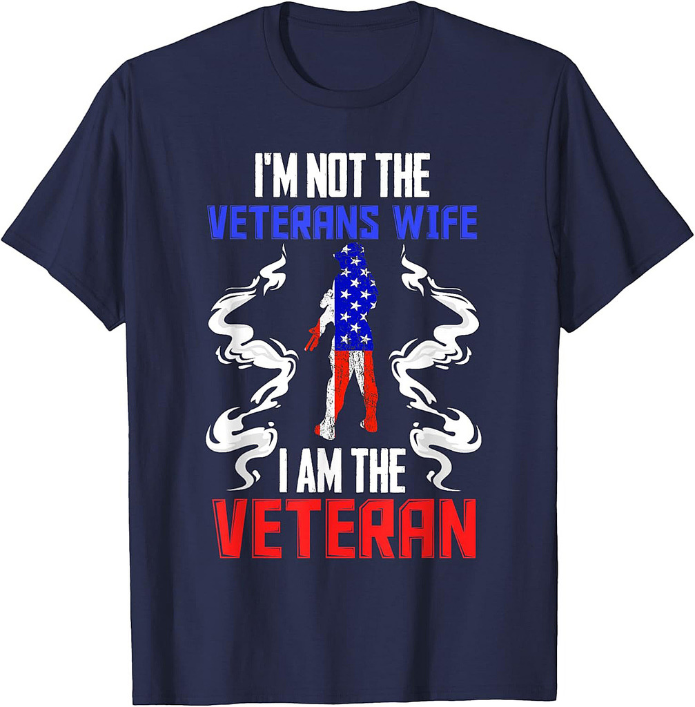 US Flag I'm not the Veterans Wife T-Shirt