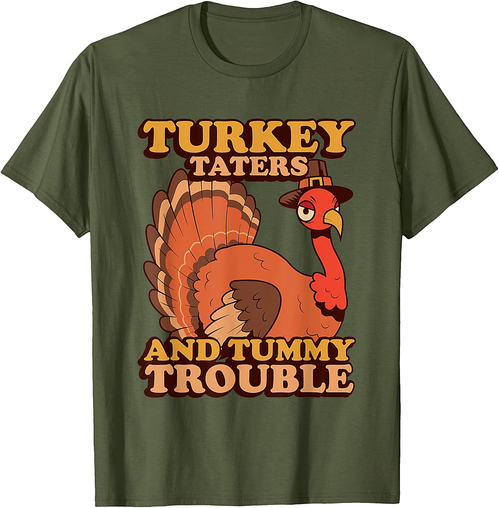 Thanksgiving Day Happy Turkey Day Autumn Turkey T-Shirt
