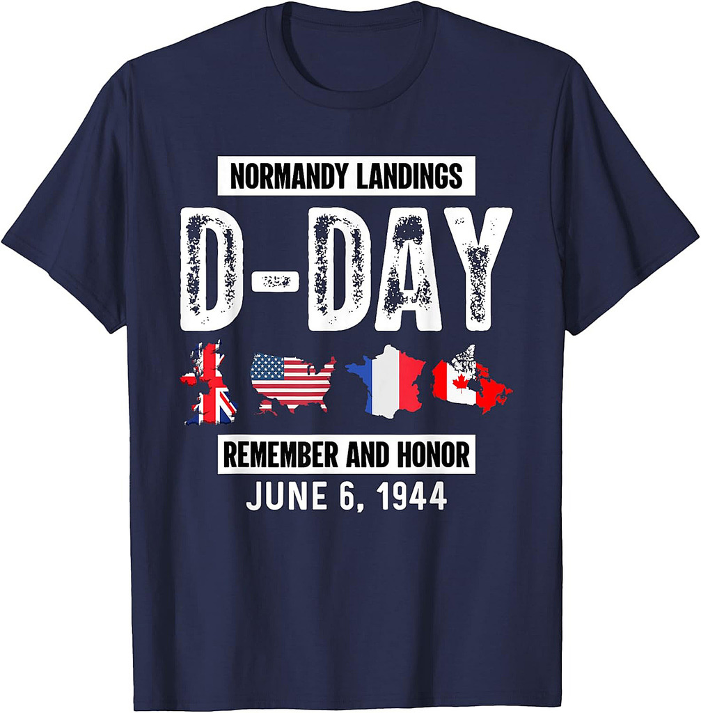 D-Day 81st Anniversary Remembrance 1944-2025 Veteran Day T-Shirt
