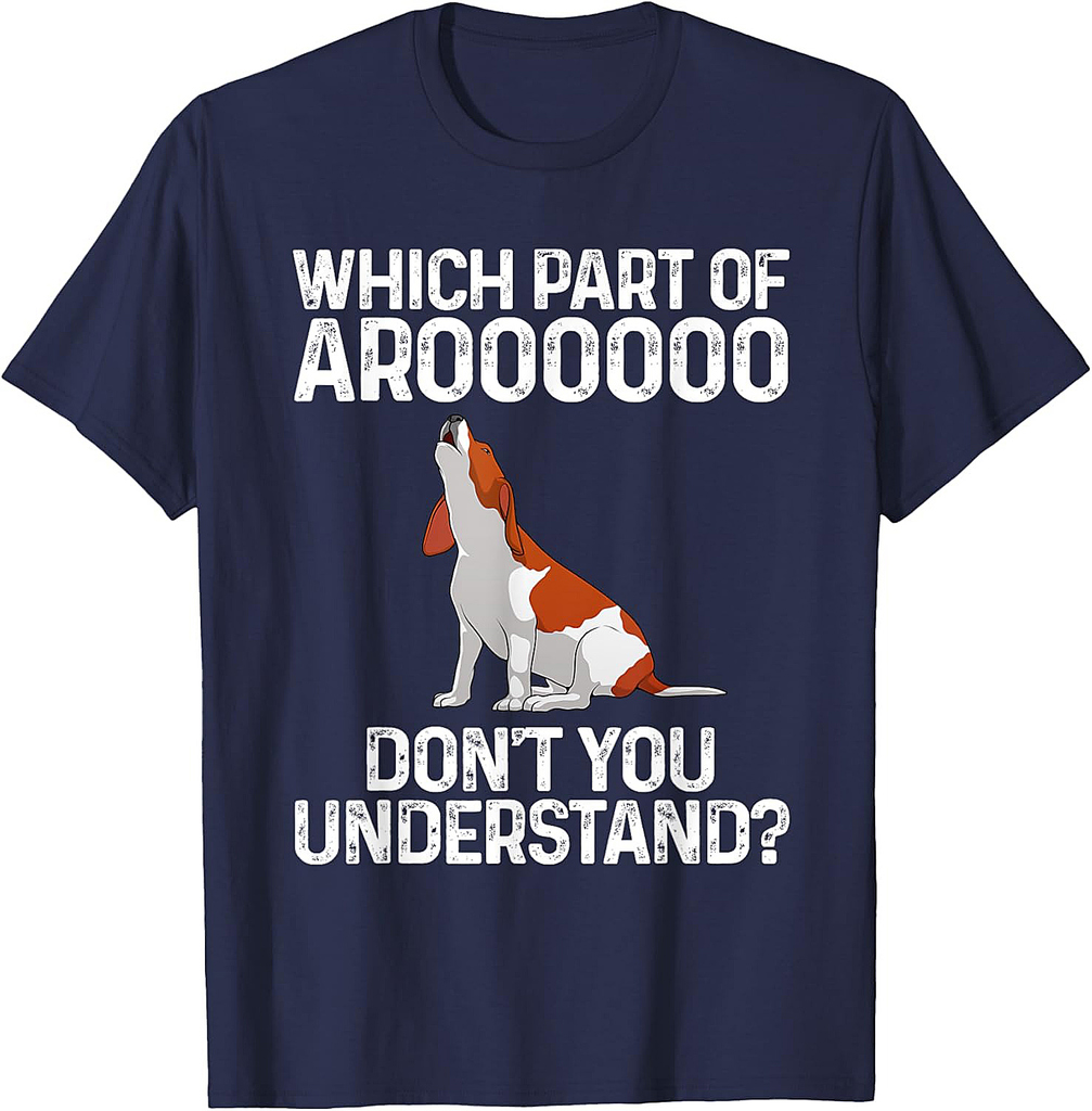Funny Beagle Design For Men Women Hound Beagle Dog Lovers T-Shirt