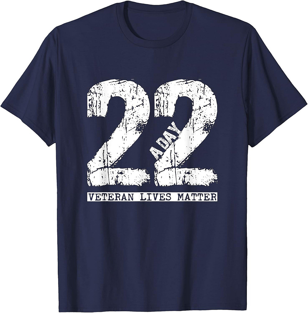 22 A Day Veteran Shirt  22 A Day Veteran Suicide Apparel T-Shirt
