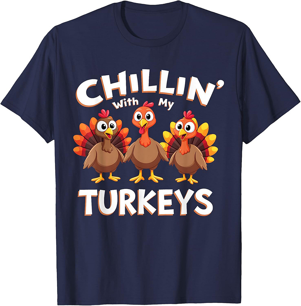 My Turkeys Thanksgiving Family T-Shirt