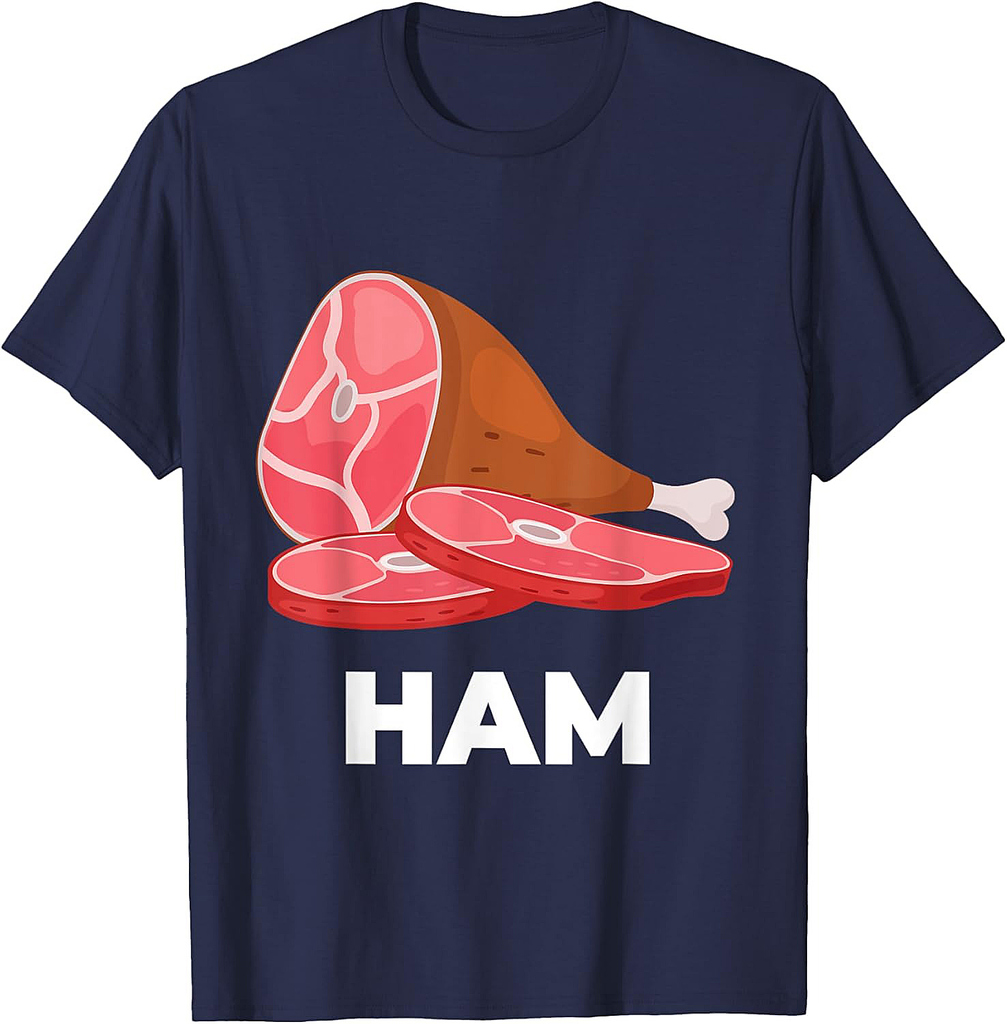 Ham Matching dishes food costumes Christmas thanksgiving T-Shirt