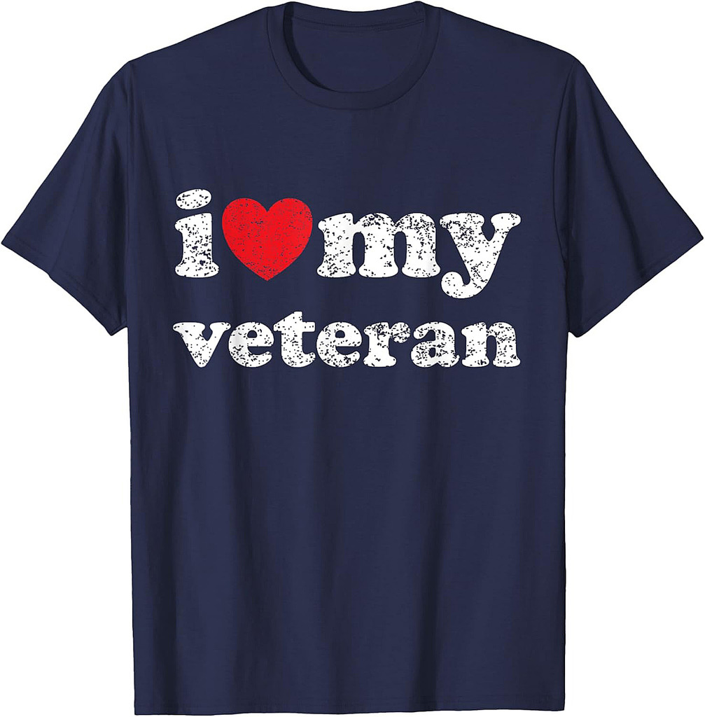 I Love My Veteran T-Shirt