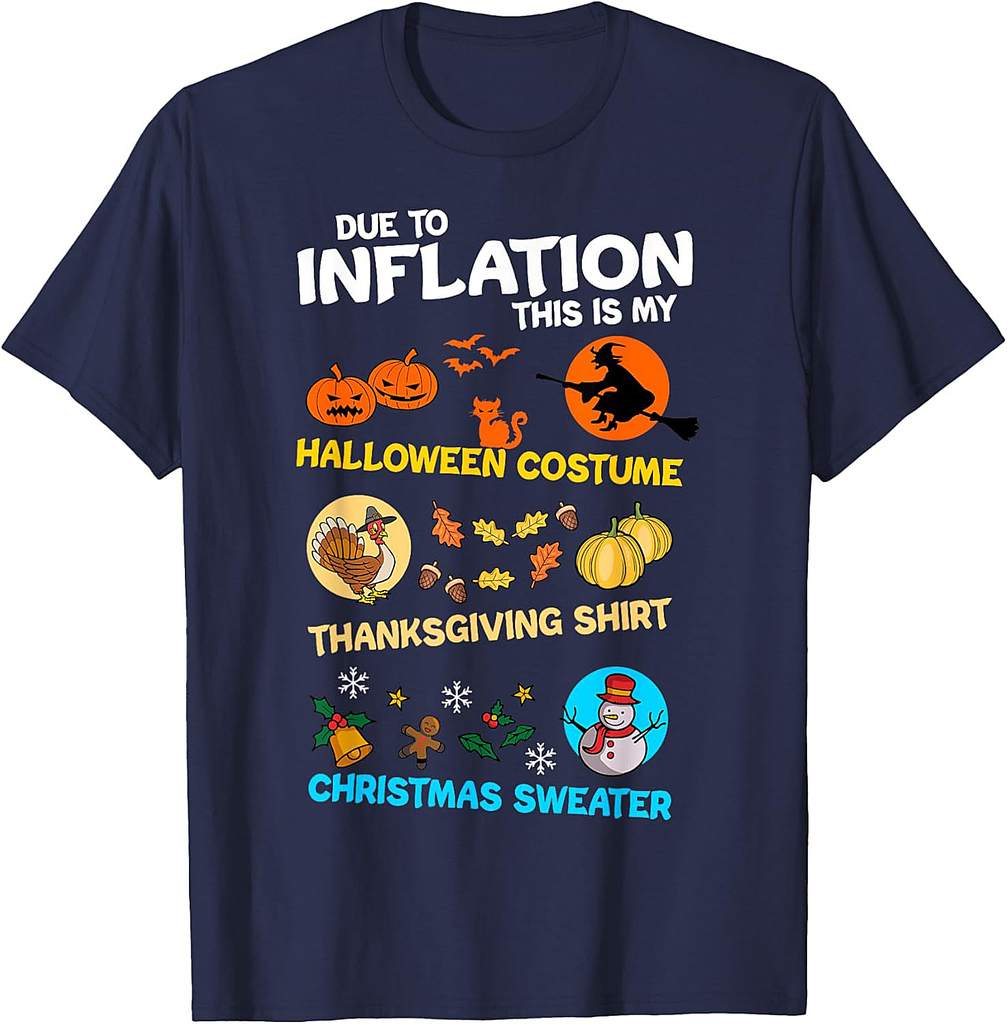 My Spooky Halloween Thanksgiving Ugly Christmas Costume T-Shirt