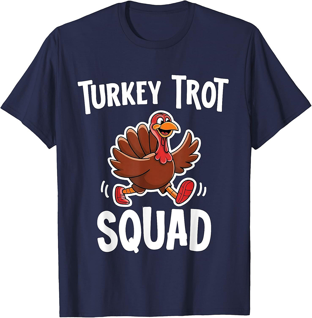 Turkey Trot Squad Thanksgiving Trot Race Women Men  T-Shirt