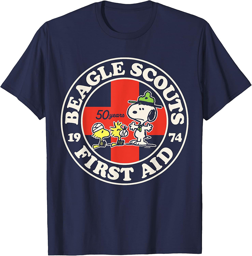 Peanuts  Beagle Scouts First Aid T-Shirt