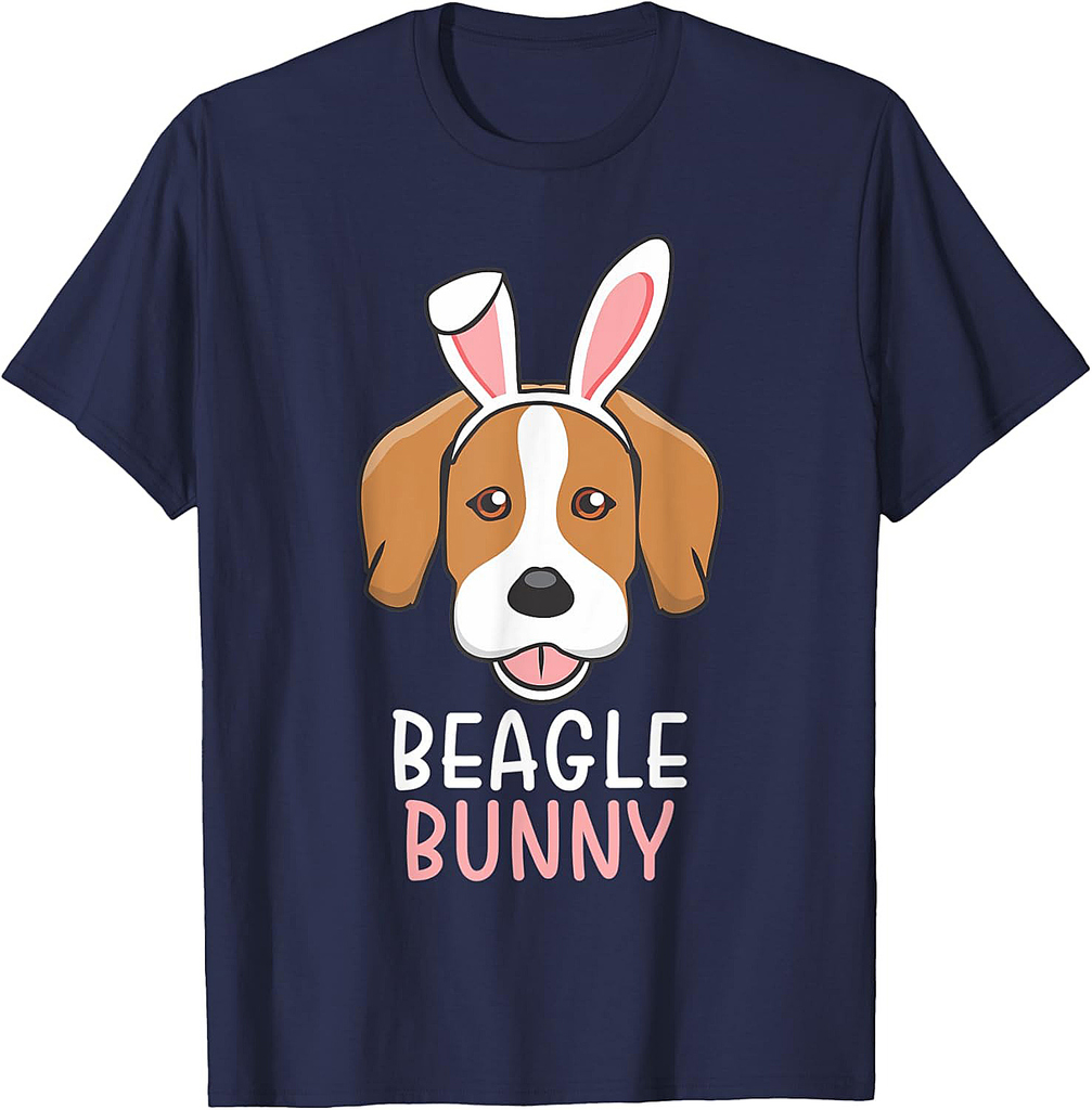 Beagle Bunny Funny Beagle Dog Lover Easter Men Women T-Shirt