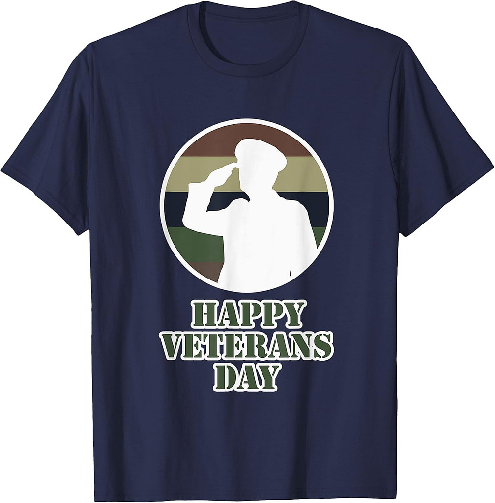 Happy Veterans Day Officer T-Shirt