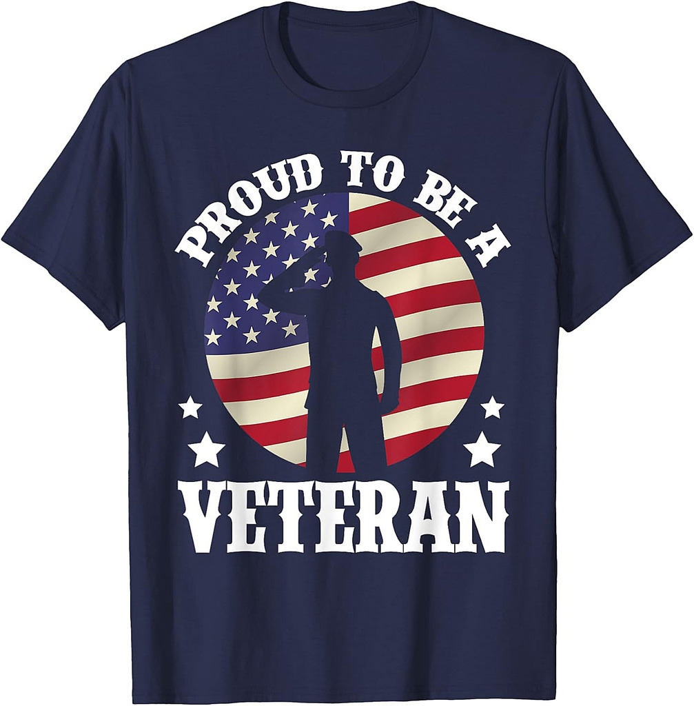 Proud USA Veteran T-Shirt  Veterans Day