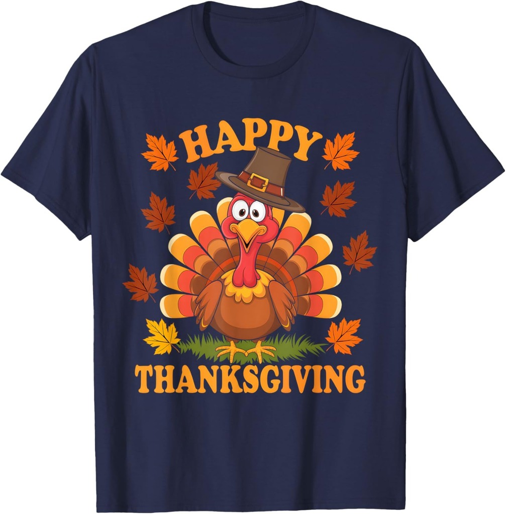 Happy Thanksgiving Funny Turkey Family Dinner T-Shirt