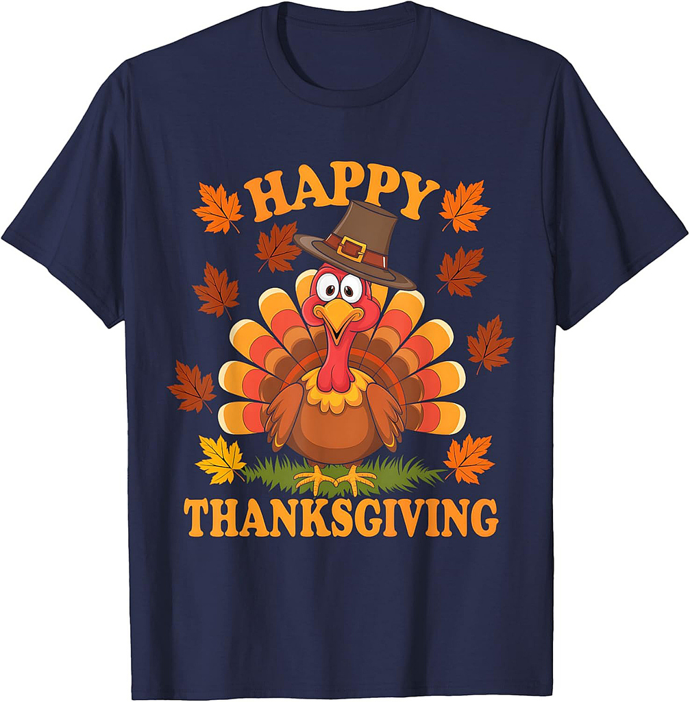 Happy Thanksgiving Funny Turkey Family Dinner Thanksgiving T-Shirt