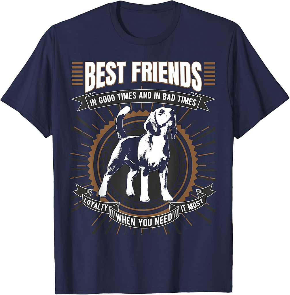 Best Friend Beagle Dog Men Women T-Shirt