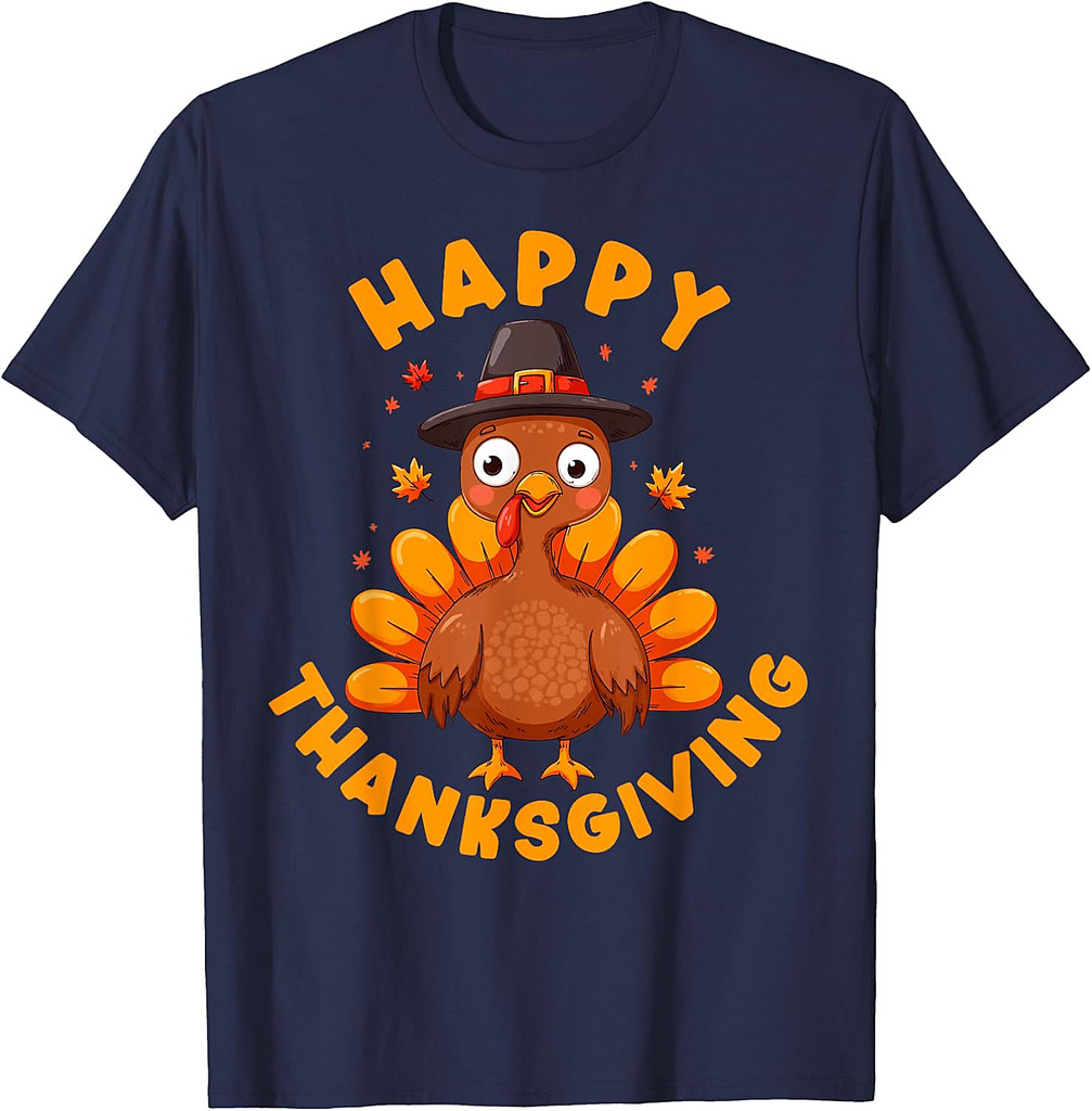 Happy Thanksgiving For Turkey Day Family Dinner Men Women T-Shirt