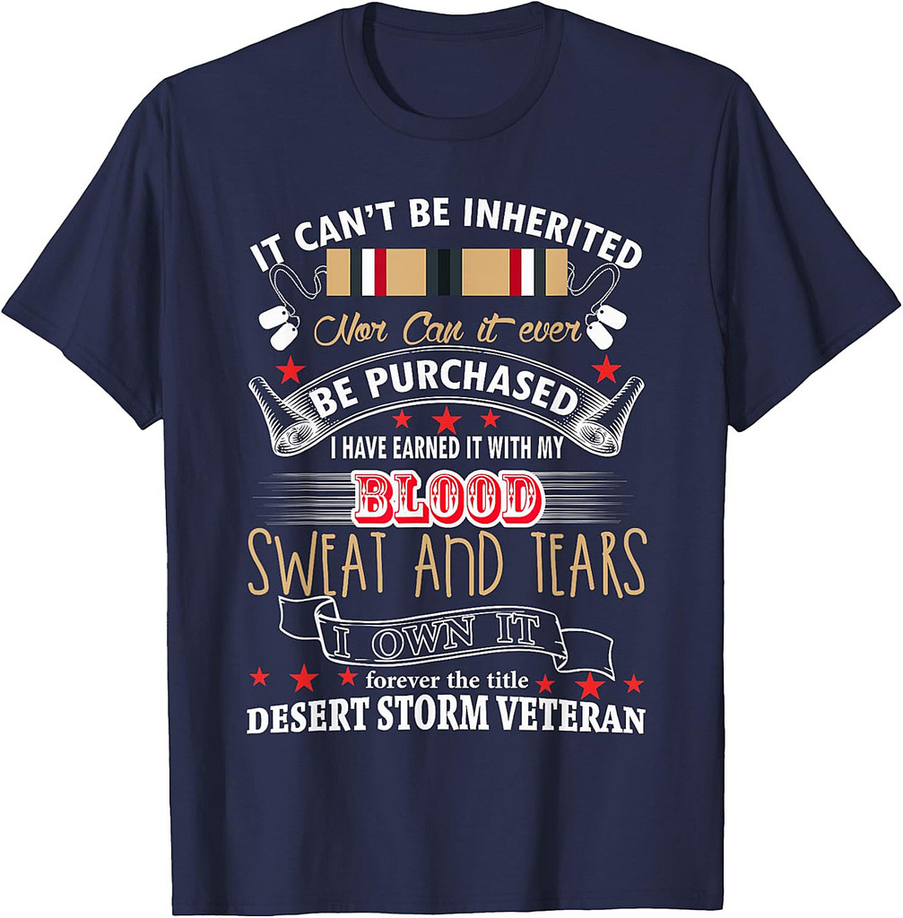 Desert Storm Veteran Desert Shield Vet T-Shirt