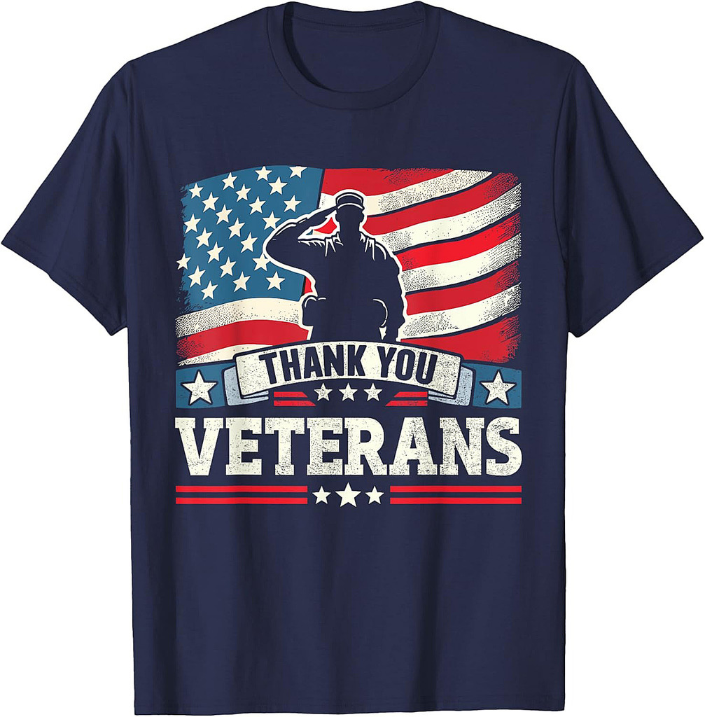 Thank You Veterans Day Proud Soldier For Patriotic American T-Shirt